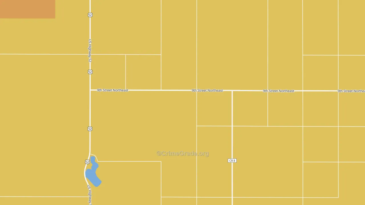 South Cottonwood, ND Map of Theft Rates