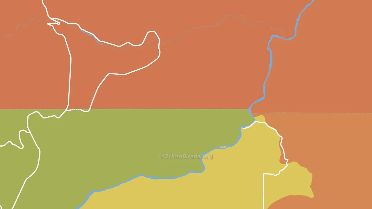 South Junction, OR Map of Theft Rates