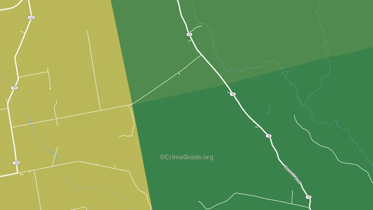 South Lagrange, ME Map of Theft Rates