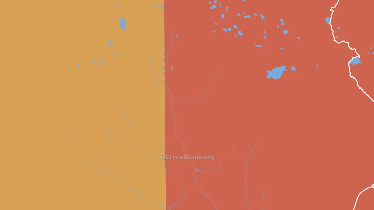 South Pass City, WY Map of Theft Rates