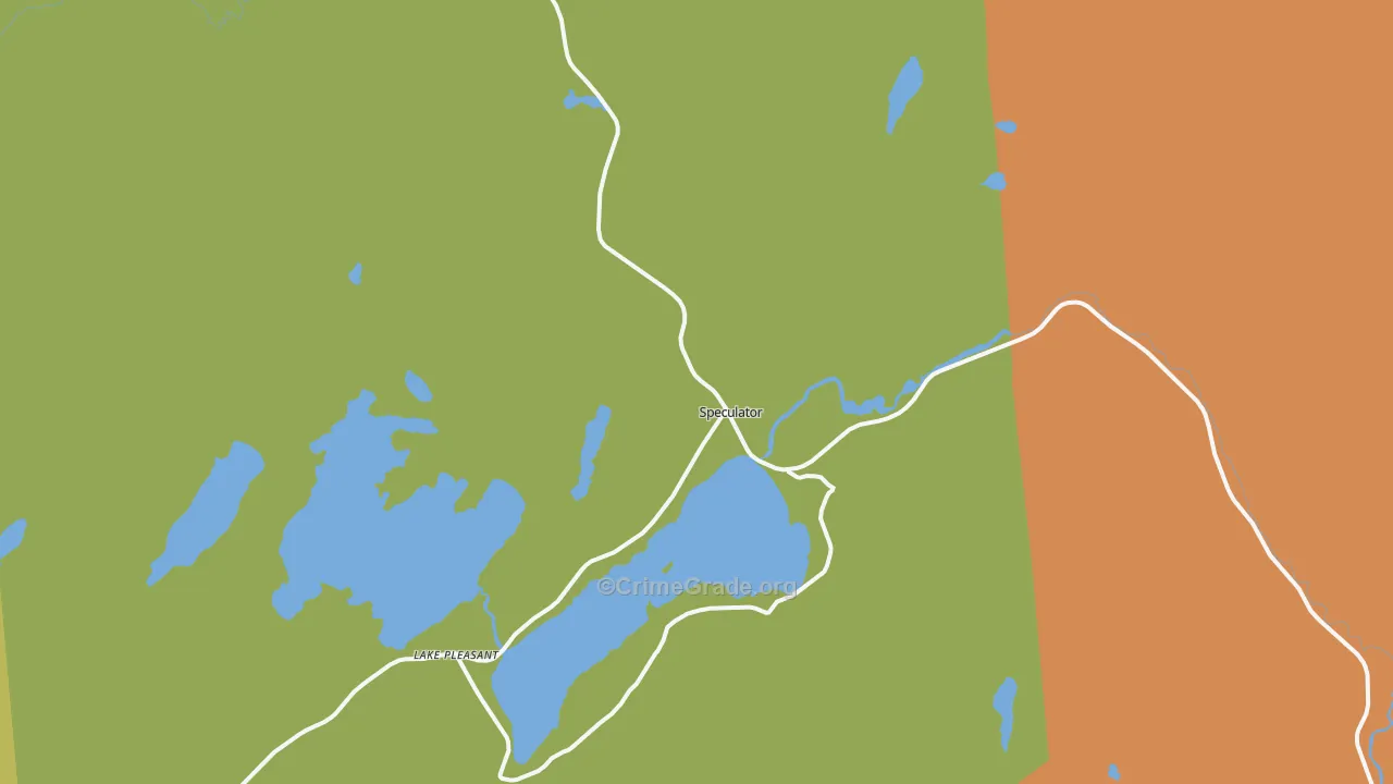 Speculator, NY Map of Theft Rates