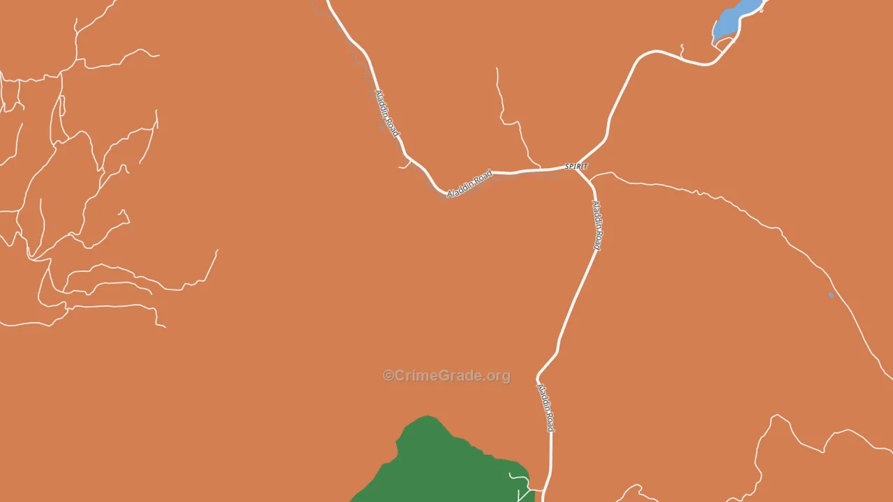 Spirit, WA Map of Theft Rates