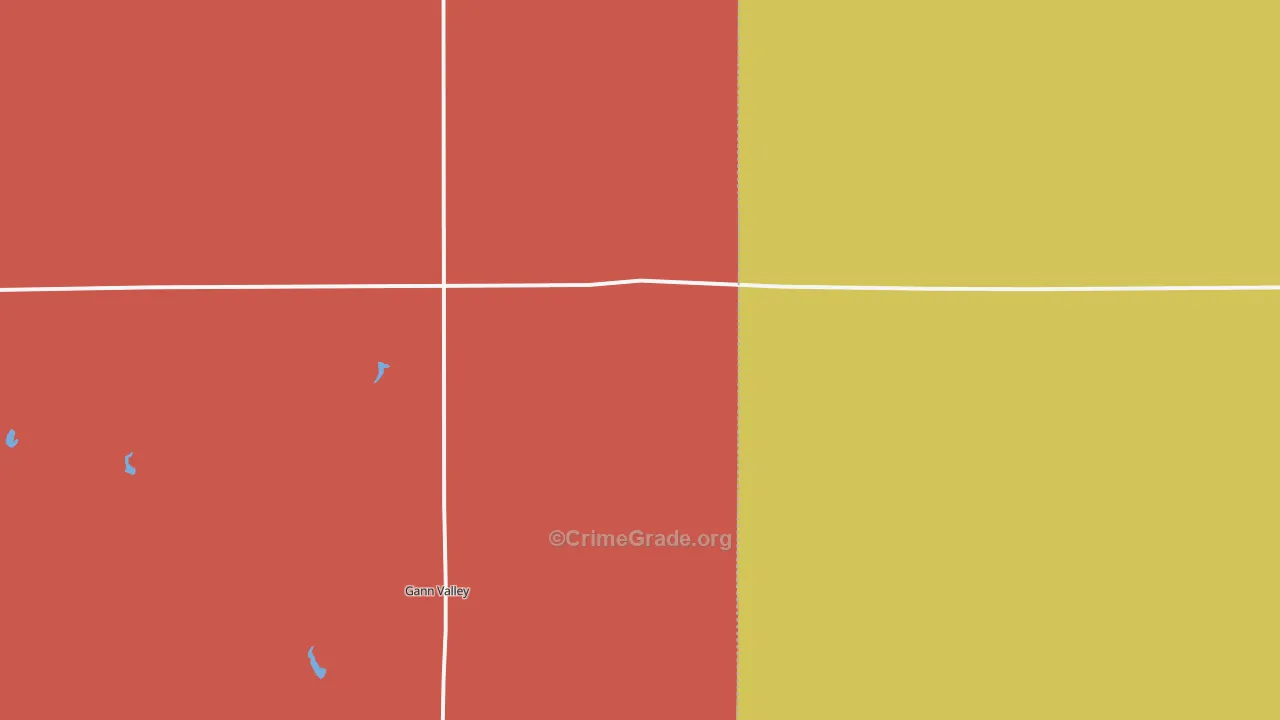 Spring Valley Colony, SD Map of Theft Rates