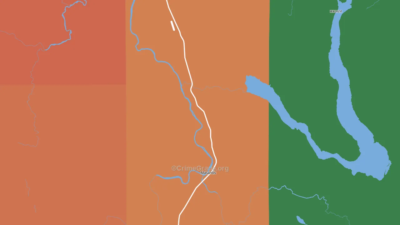 Squapan, ME Map of Theft Rates