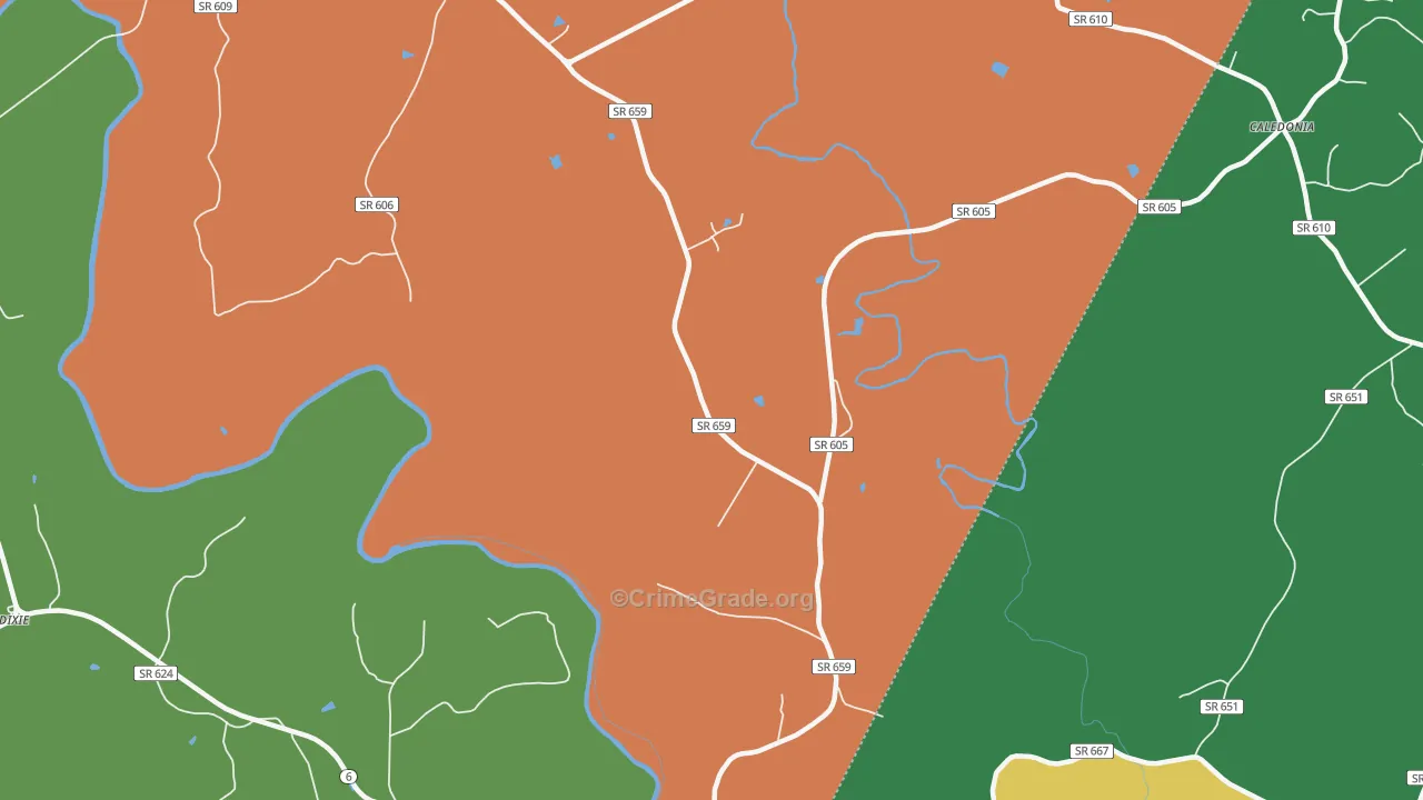 Stage Junction, VA Map of Theft Rates