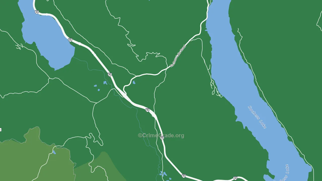 Stampede, WA Map of Theft Rates