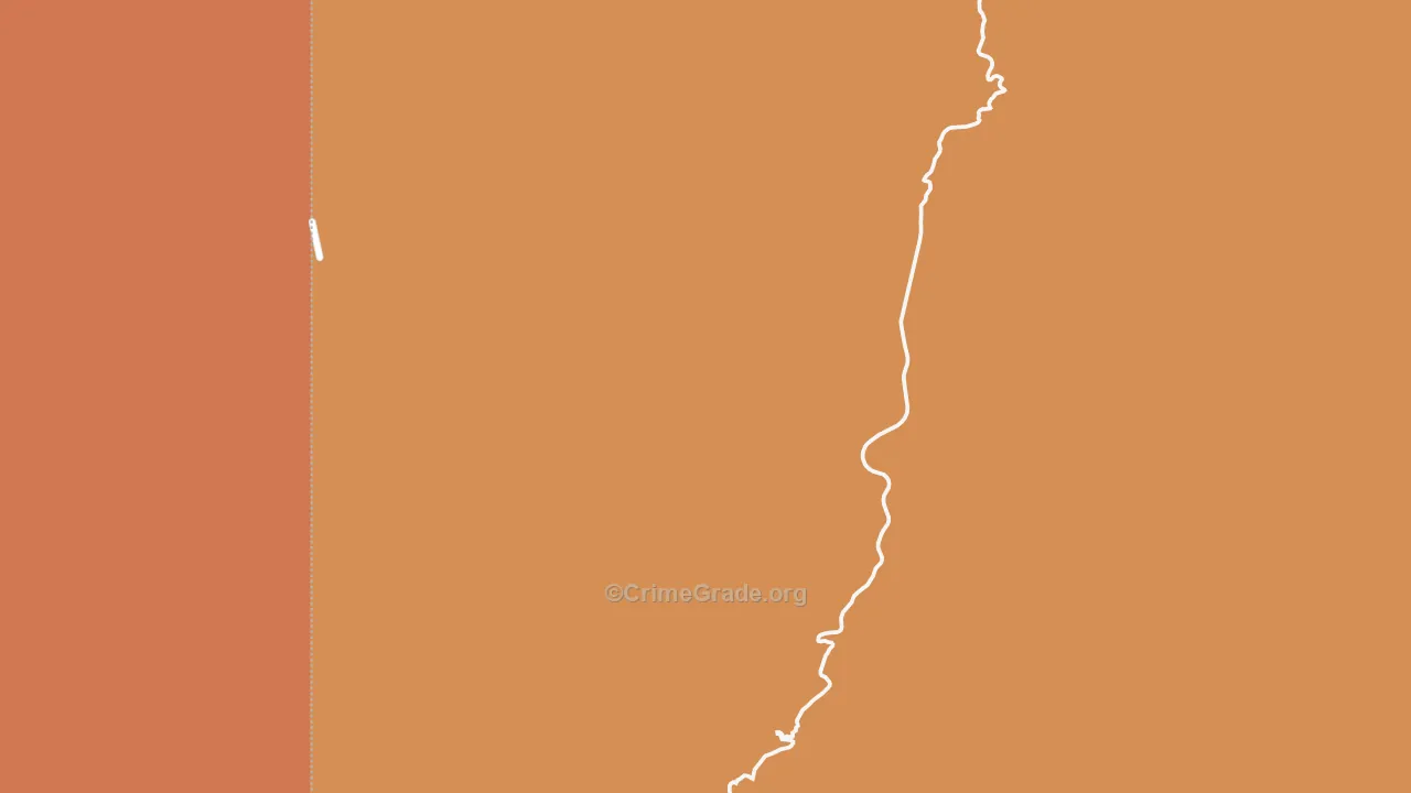 Stargo, AZ Map of Theft Rates
