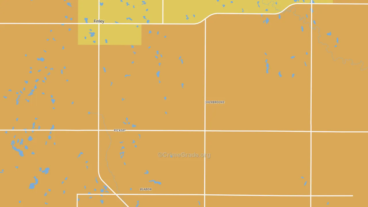 Steele County, ND Map of Theft Rates