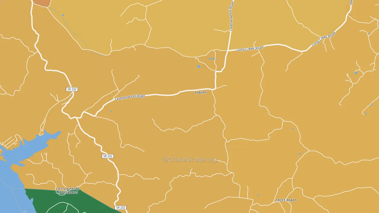 Stewart, TN Map of Theft Rates