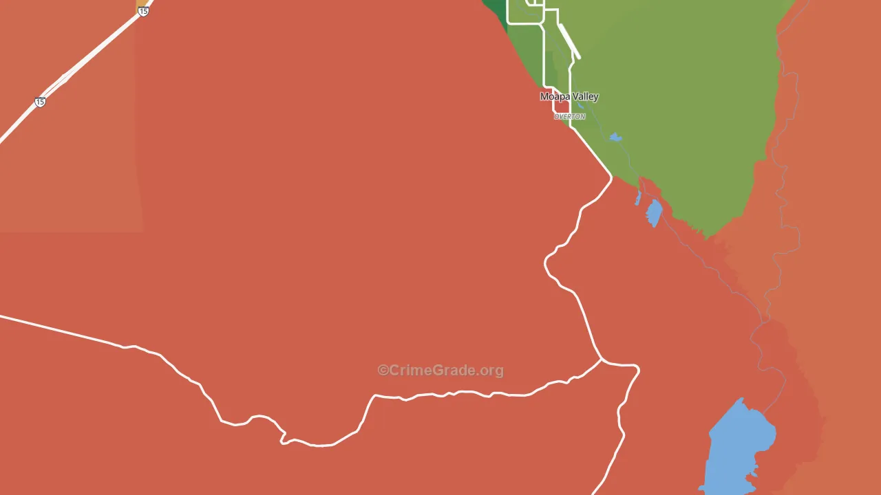 Stewarts Point, NV Map of Theft Rates