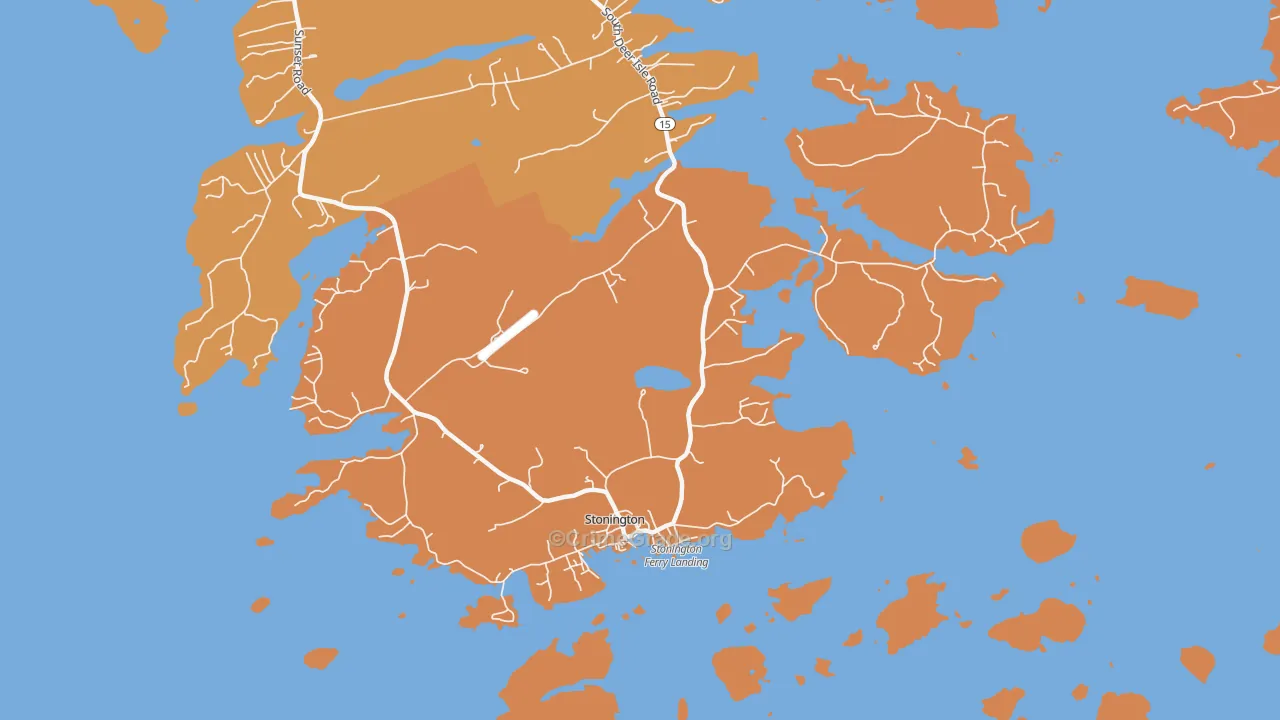 Stonington, ME Map of Theft Rates