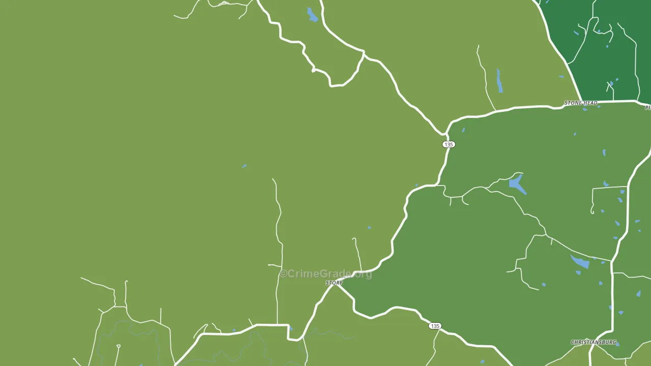Story, IN Map of Theft Rates