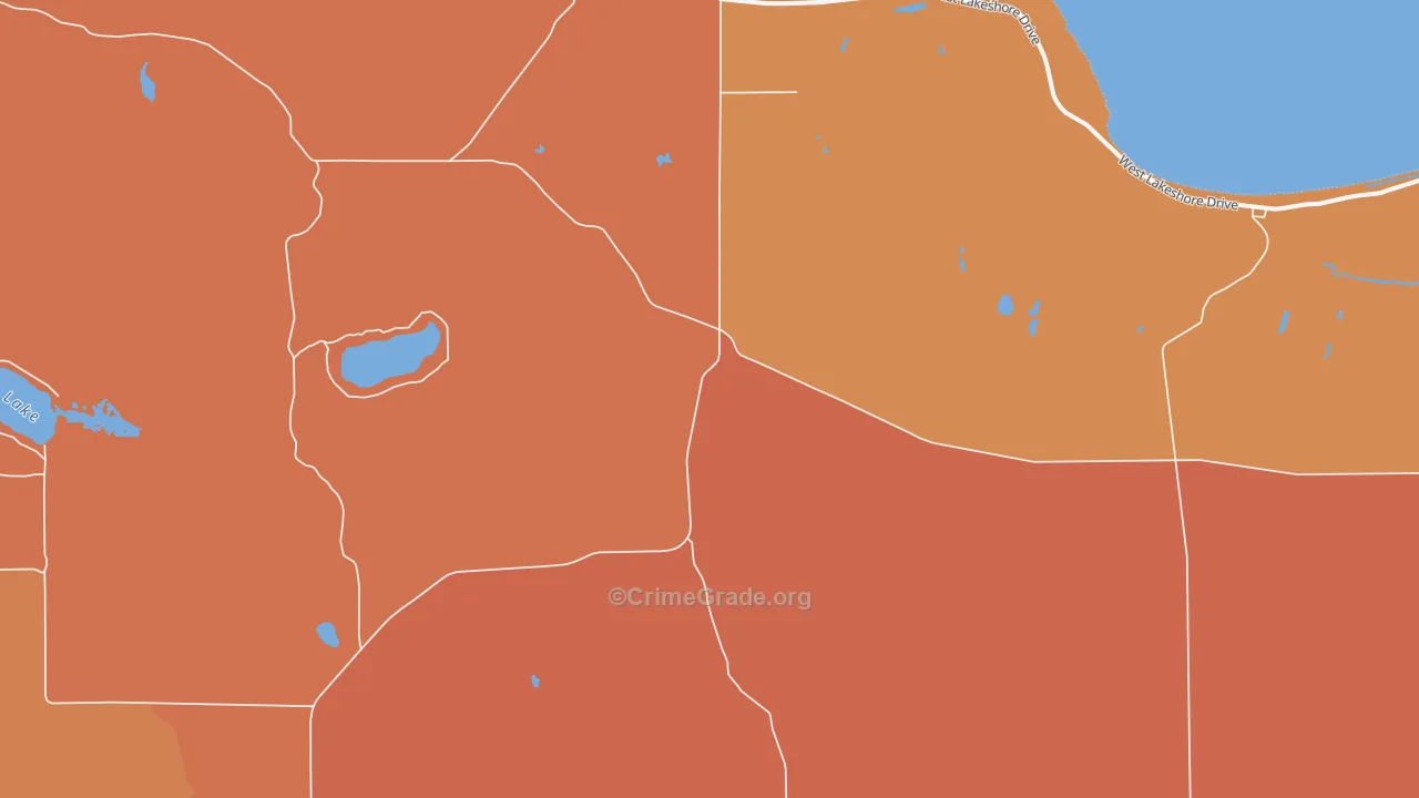 Strongs, MI Map of Theft Rates
