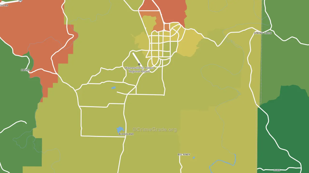 Success, MO Map of Theft Rates