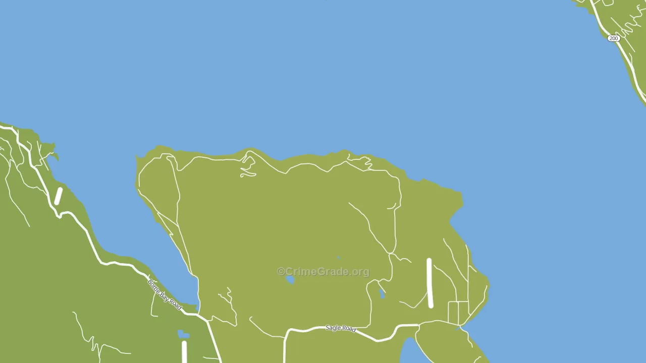 Sunnyside, ID Map of Theft Rates
