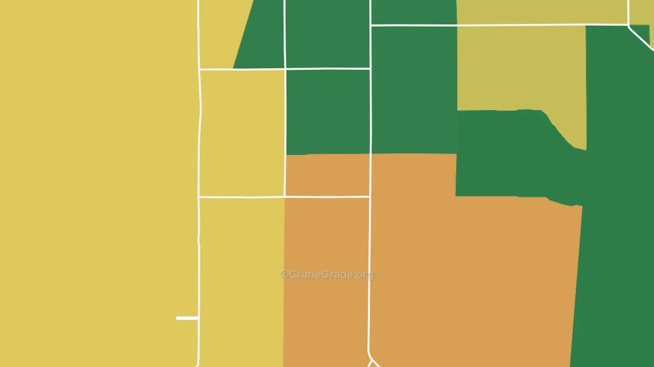 Sunshine, NM Map of Theft Rates