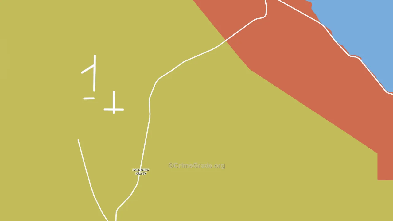Sutcliffe, NV Map of Theft Rates