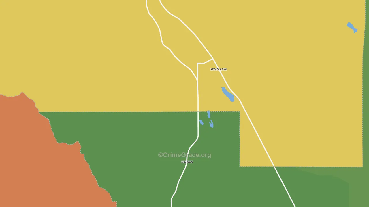 Swanlake, ID Map of Theft Rates