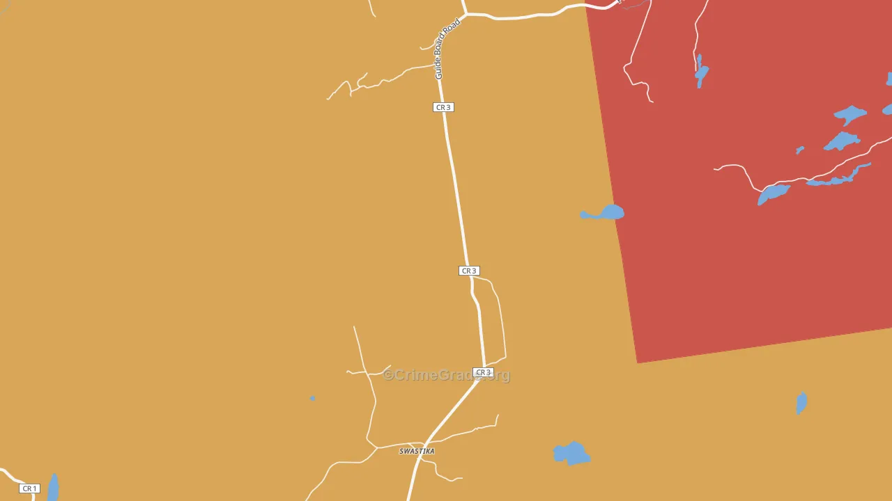 Swastika, NY Map of Theft Rates