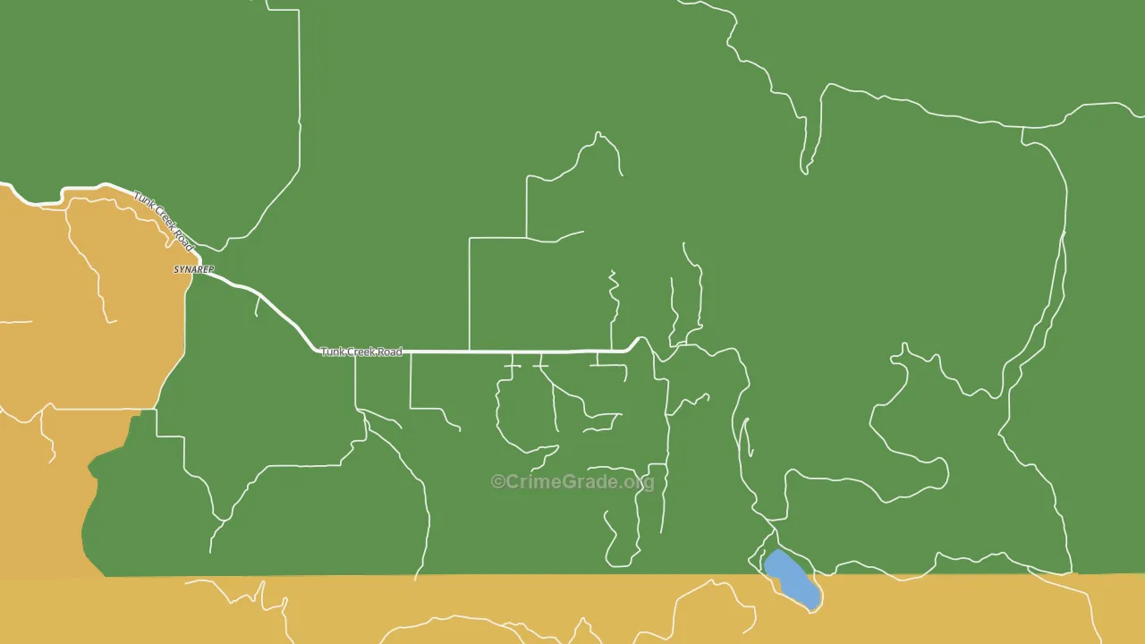 Synarep, WA Map of Theft Rates