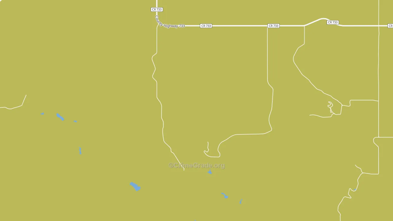 Table Mountain, SD Map of Theft Rates