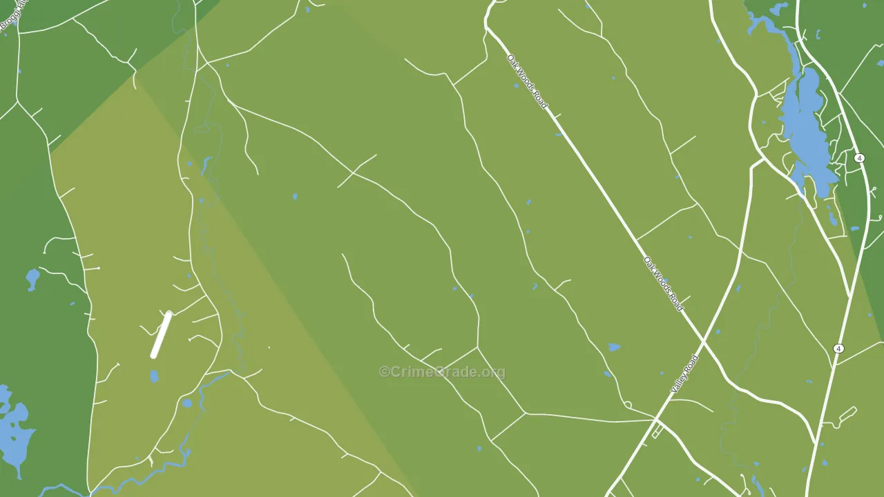 Tatnic, ME Map of Theft Rates