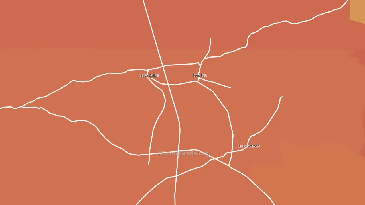 Tees Toh, AZ Map of Theft Rates