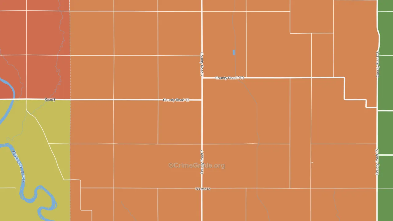 Telbasta, NE Map of Theft Rates