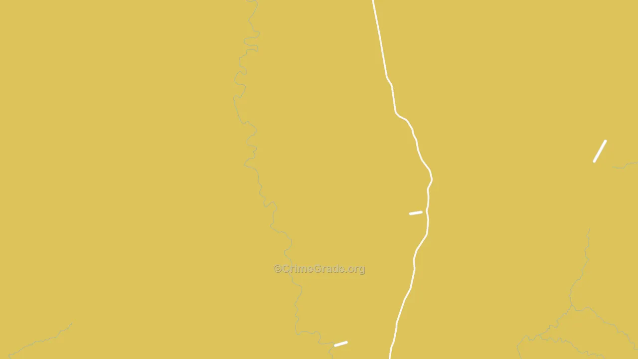 Terlingua, TX Map of Theft Rates
