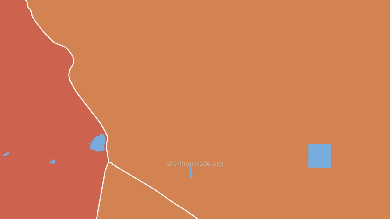 Termo, CA Map of Theft Rates
