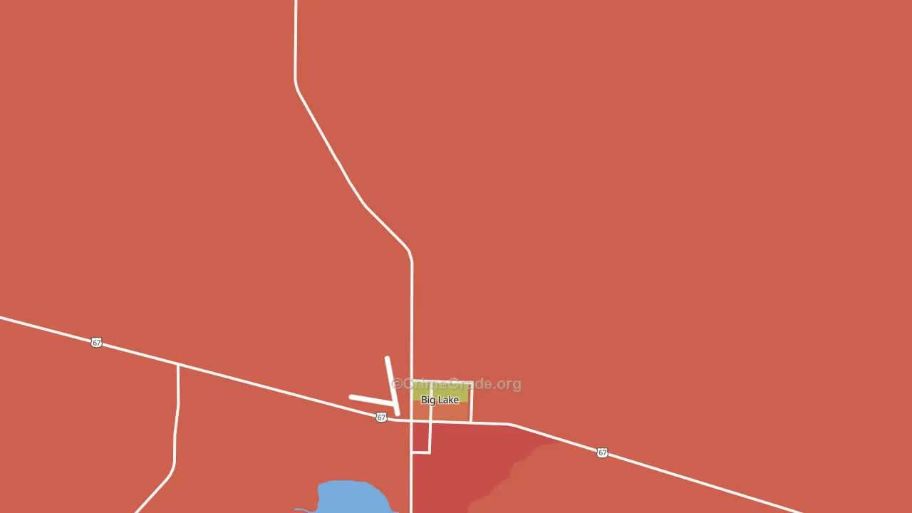 Texon, TX Map of Theft Rates