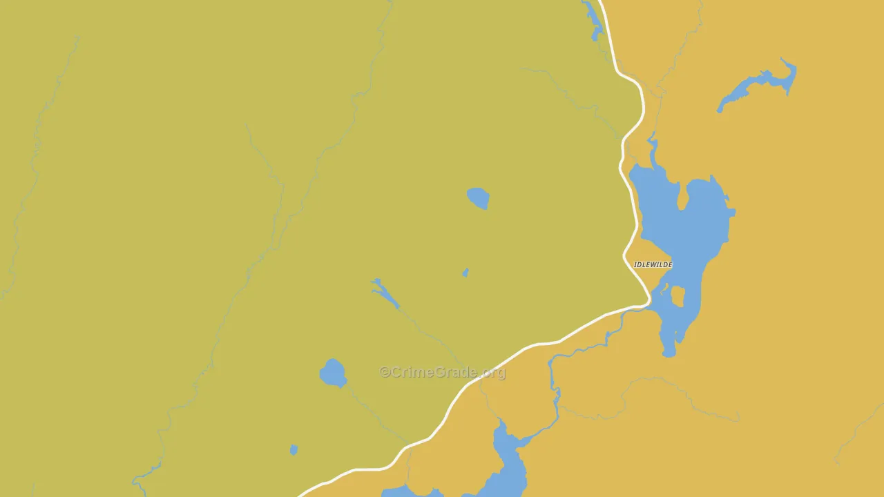 The Glen, NH Map of Theft Rates