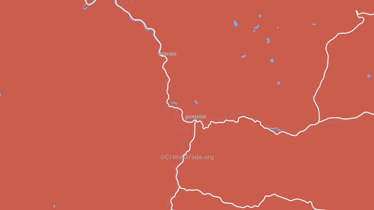 Three Lynx, OR Map of Theft Rates
