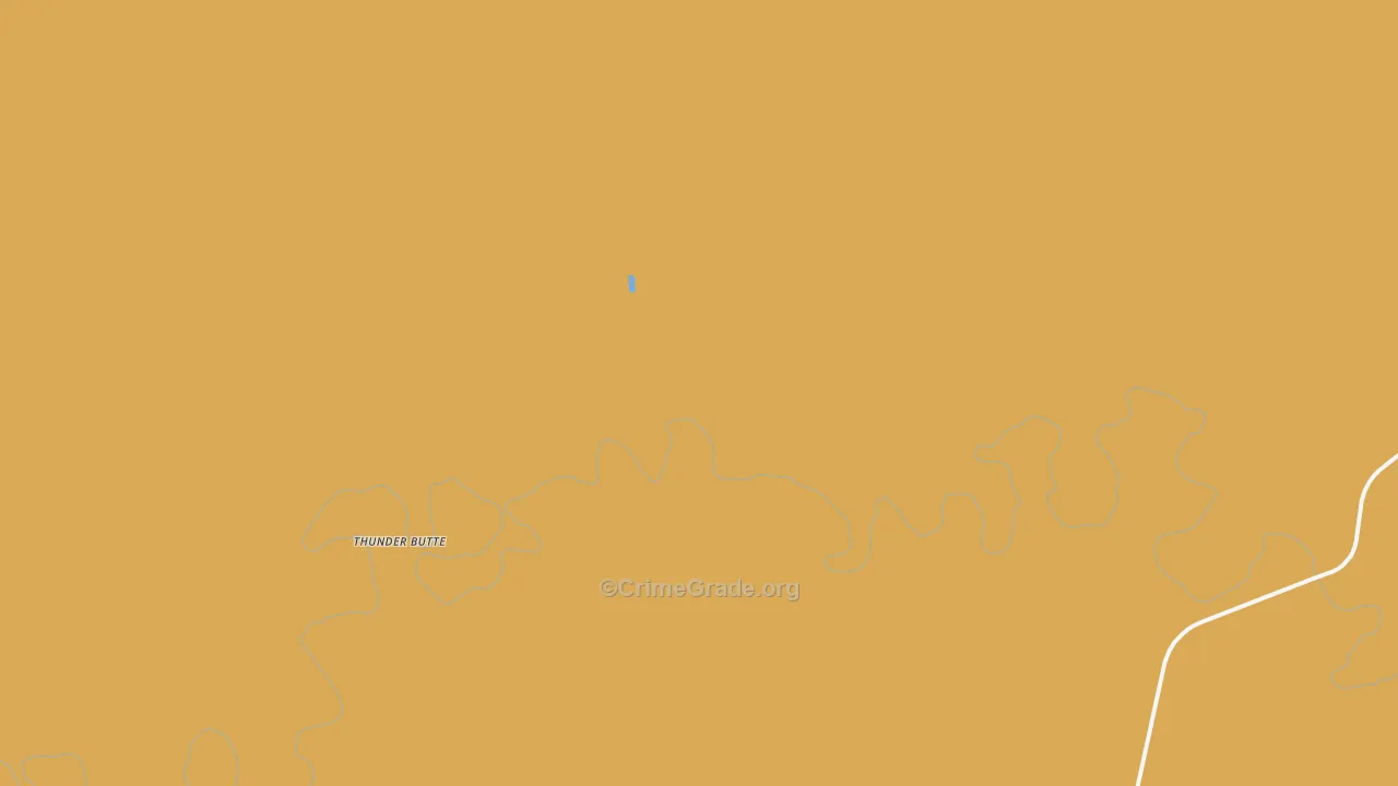 Thunder Butte, SD Map of Theft Rates