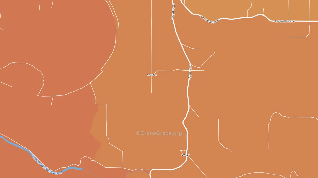 Tippo, MS Map of Theft Rates