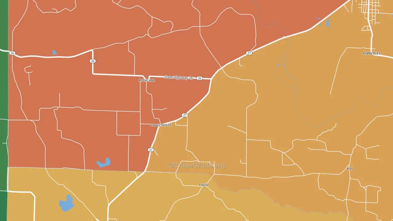 Tokio, AR Map of Theft Rates