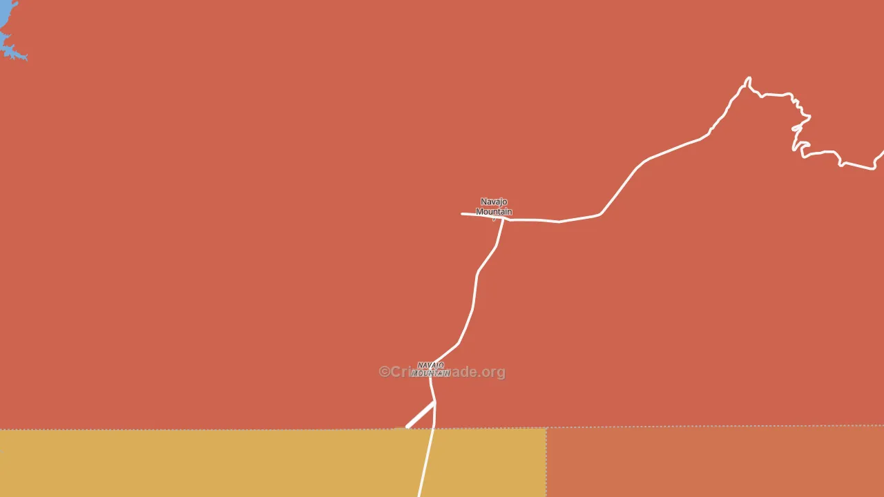Tonalea, UT Map of Theft Rates
