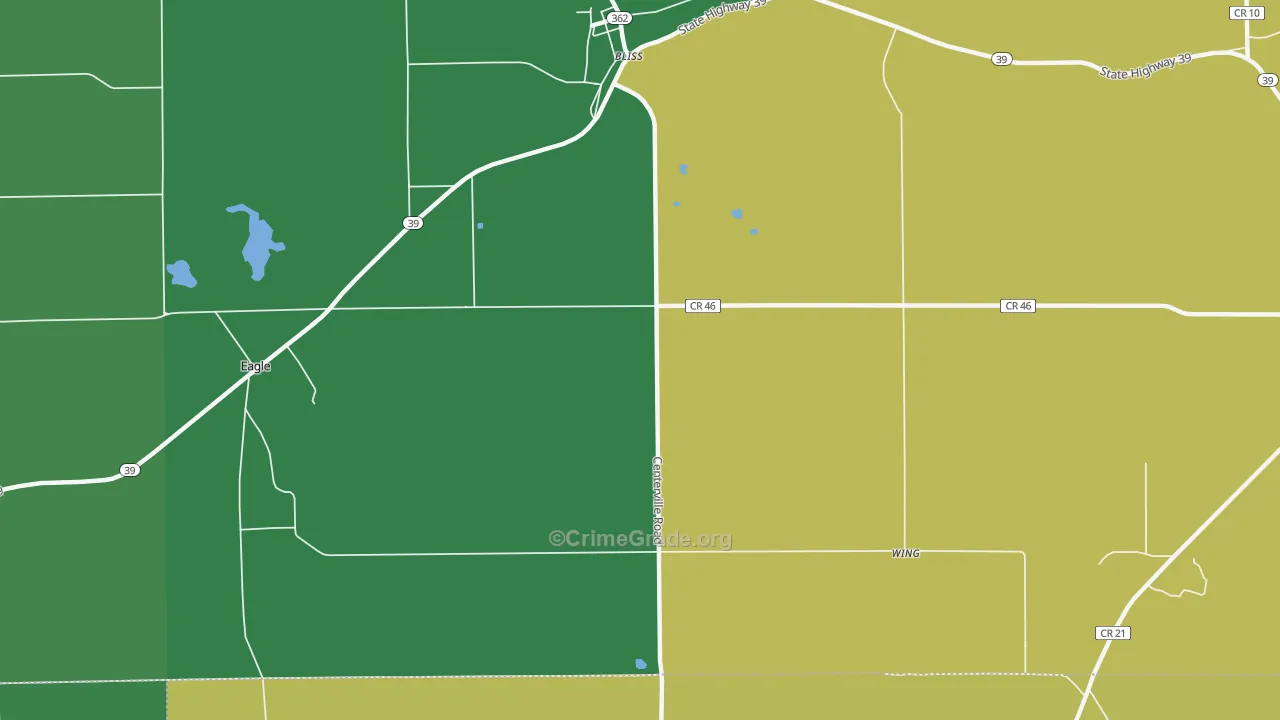 Tonawanda Indian Reservation, NY Map of Theft Rates