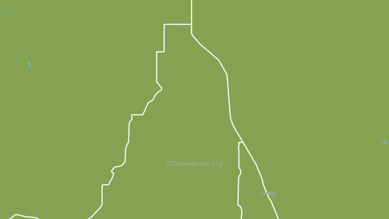 Toonerville, CO Map of Theft Rates