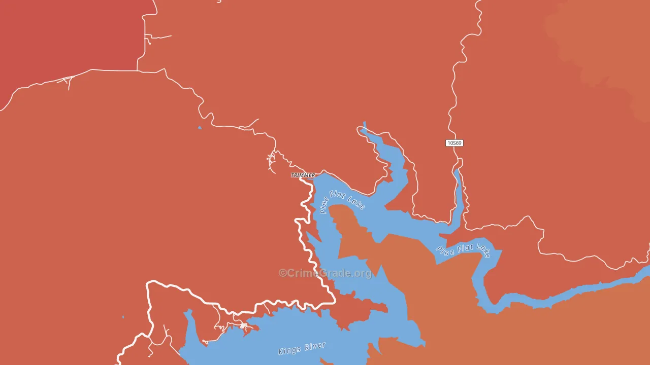 Trimmer, CA Map of Theft Rates