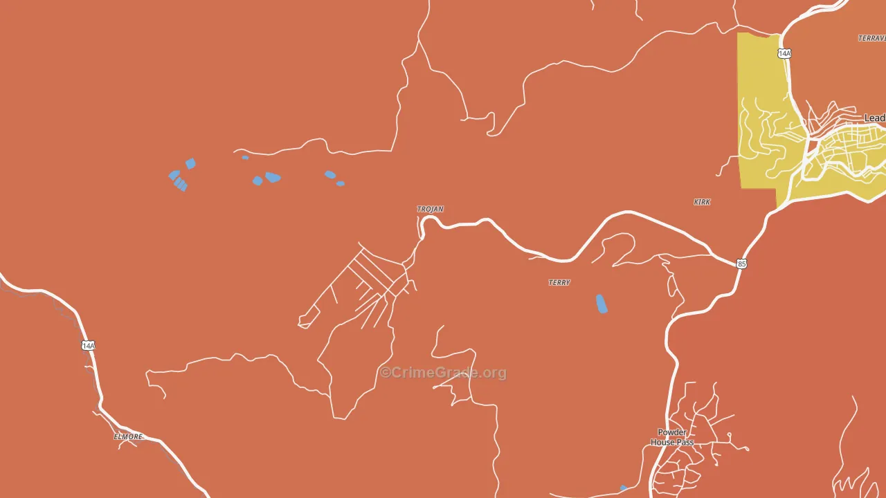 Trojan, SD Map of Theft Rates