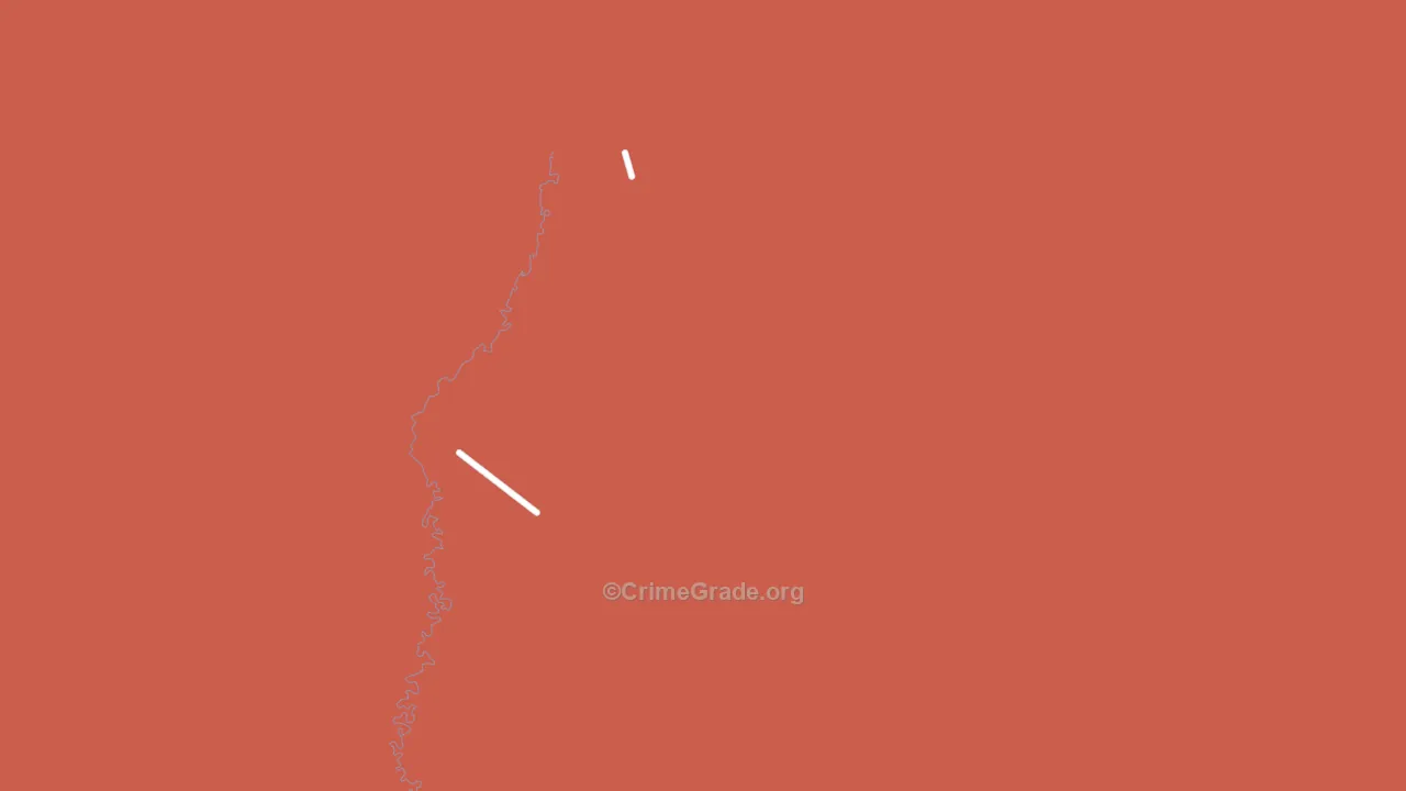 Turnagain Heights, AK Map of Theft Rates