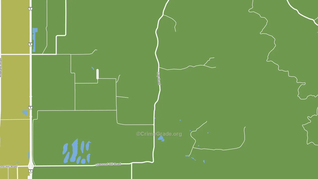 Union Point, OR Map of Theft Rates