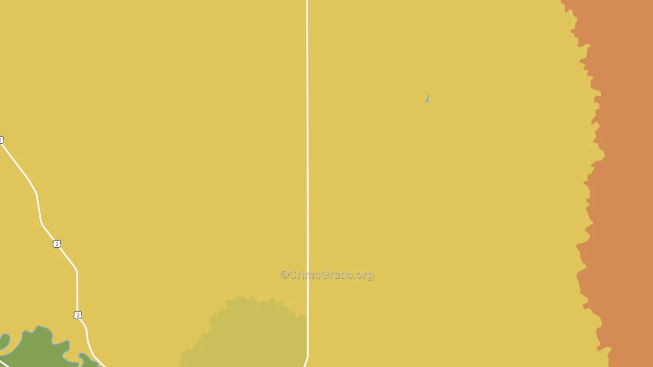 Vandalia, MT Map of Theft Rates