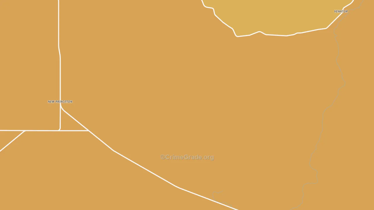 Venator, OR Map of Theft Rates