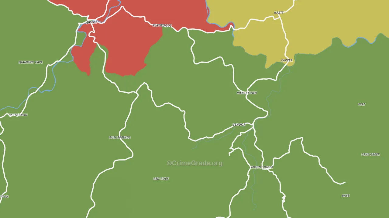 Vendor, AR Map of Theft Rates