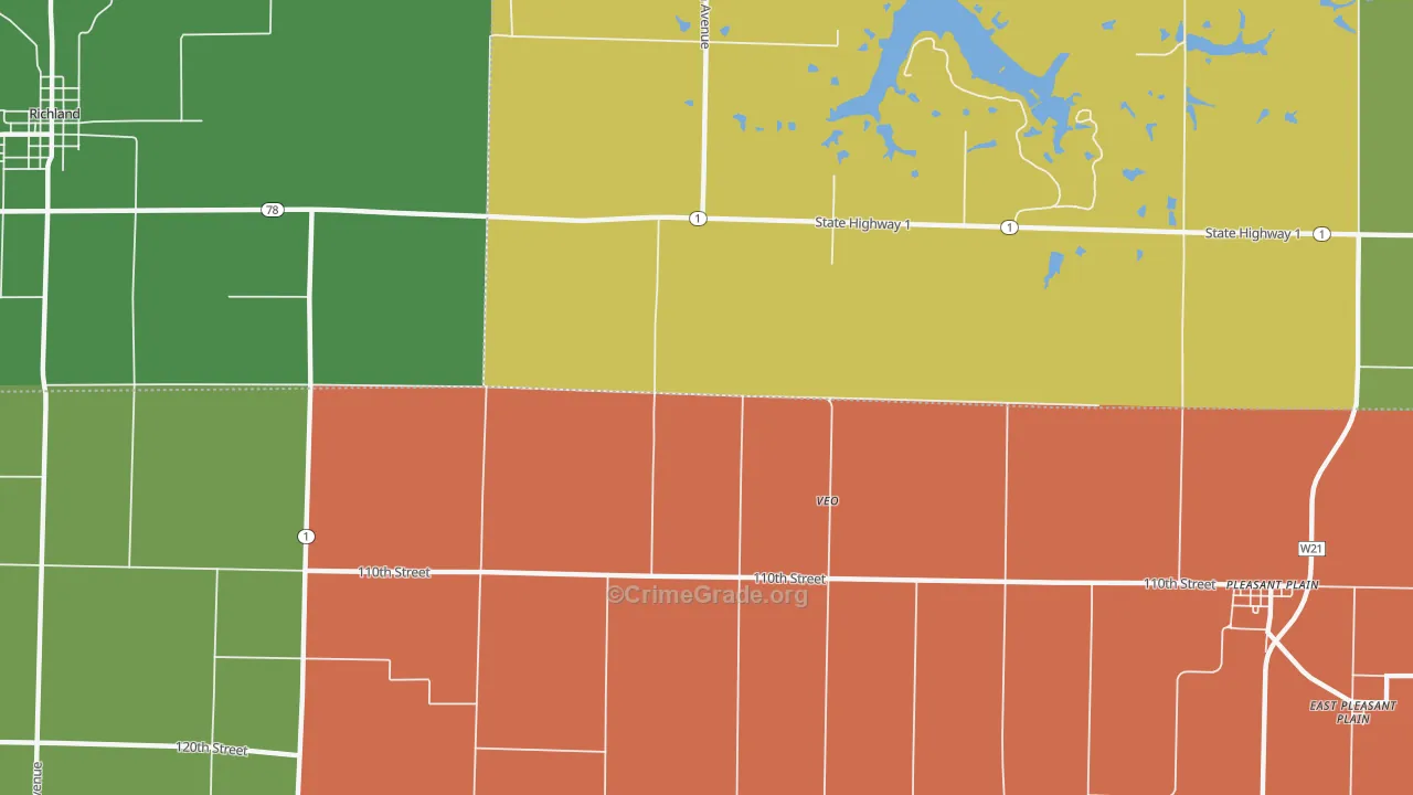Veo, IA Map of Theft Rates