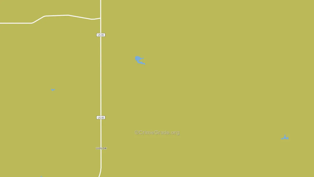 Vessey, SD Map of Theft Rates