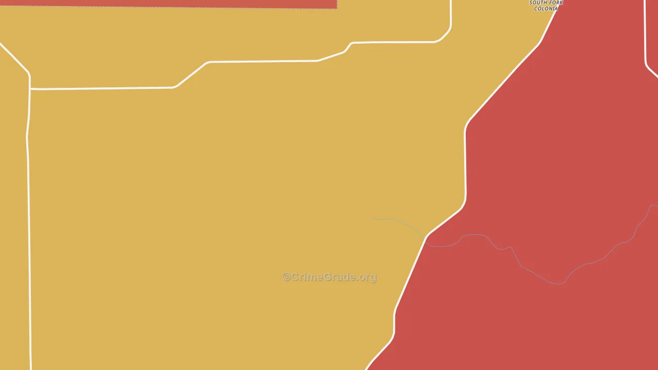 Viboras, TX Map of Theft Rates