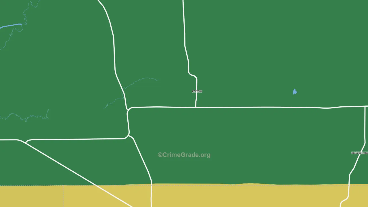 Viking, MN Map of Theft Rates